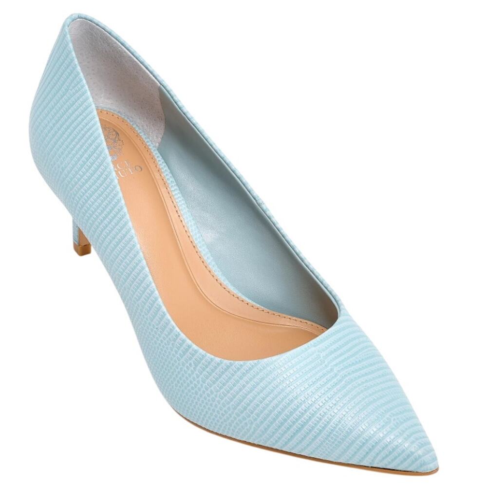 Vince Camuto Womens Kehlia Pumps Size 6.5 EU 37 Blue Leather NIB